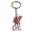 Picture of LIVERPOOL KEYRING CREST SILVER & RED